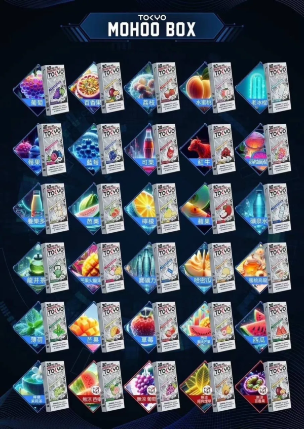 微信图片_20240829211259.png TOKYO東京魔盒煙彈 / 高質感12ml大容量 / 只適用魔盒主機【滿6顆送一顆】【滿3盒送主機】活動不叠加/二選一